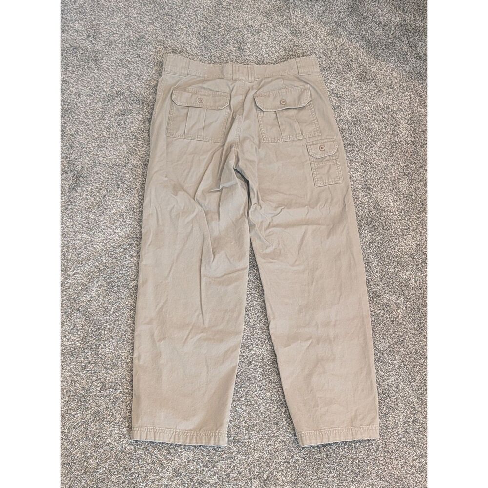 Cabela’s Men’s 34x32 Khaki Cargo Utility Pants Classic Fit Outdoor Hunting